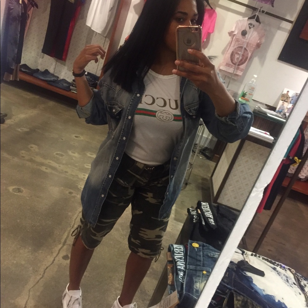 Miss Me cargo shorts